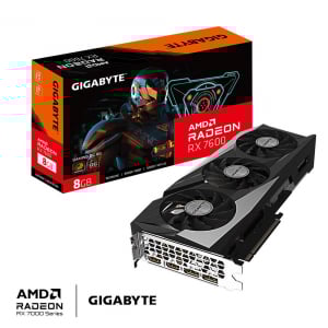 Gigabyte Radeon RX 7600 GAMING OC 8G videokártya (GV-R76GAMING OC-8GD) - Bontott termék!